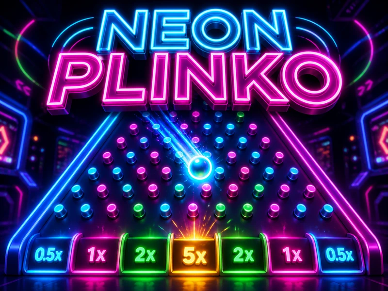 Neon Plinko